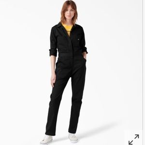 Dickies Long Sleeve Coveralls in Black size Large